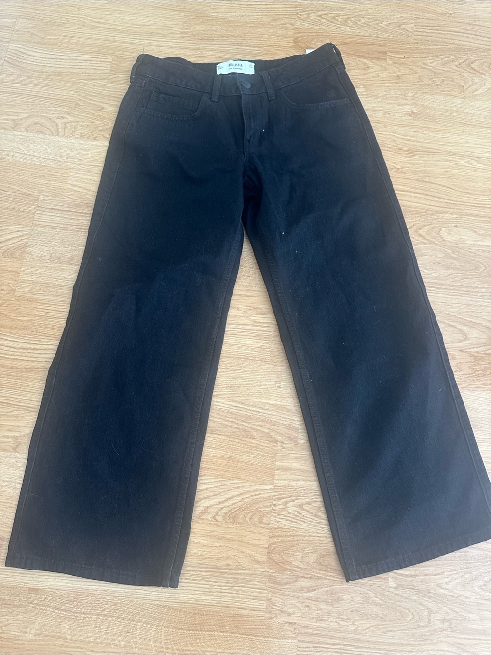 Hollister Black Wide-Leg Pants